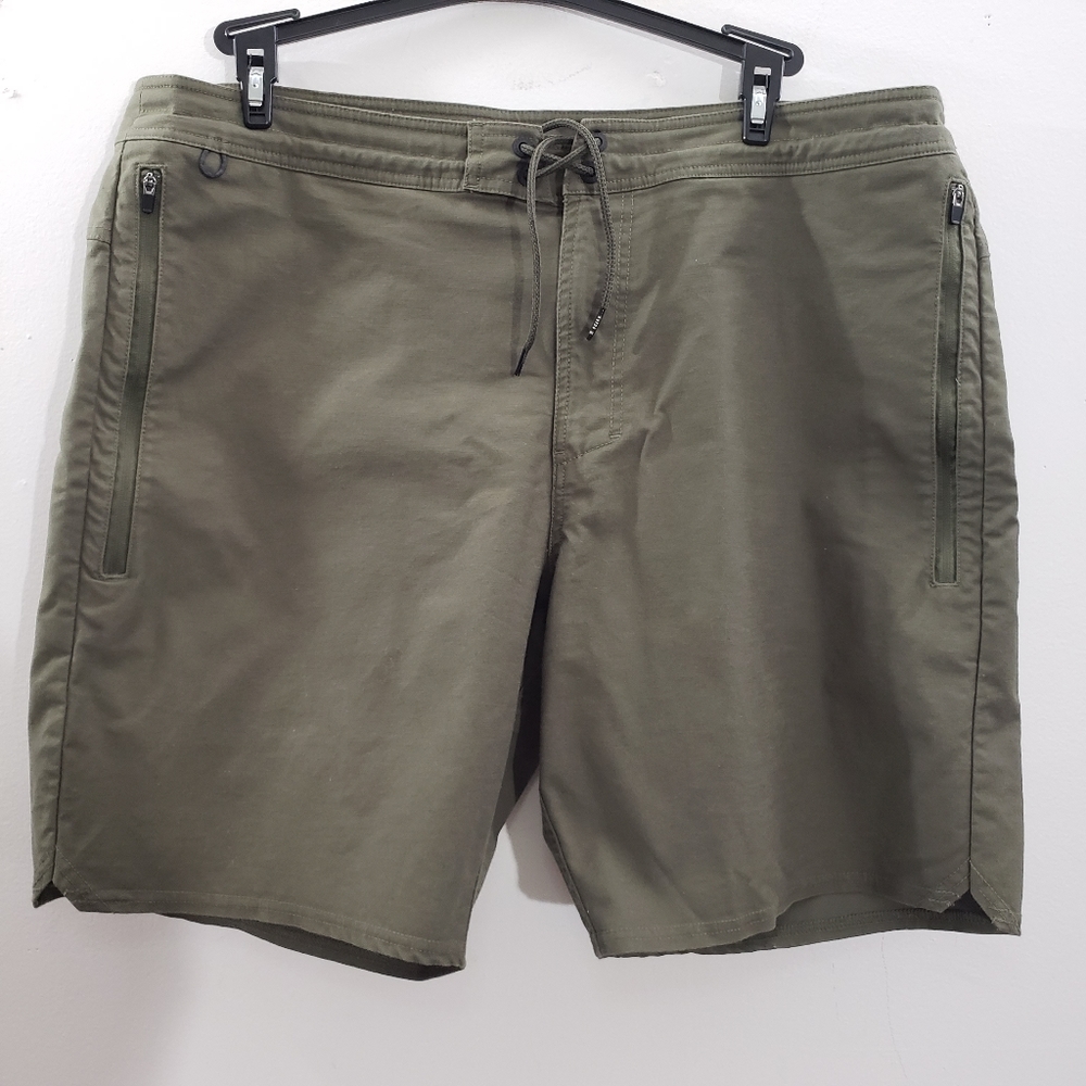 Roark  Revival Layover Army Green Utility Shorts